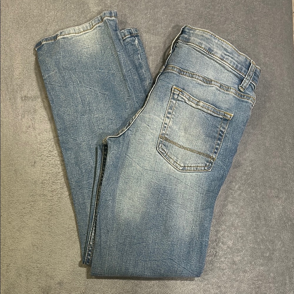 Cat & Jack Boys Straight Leg Blue Denim Jeans Size‎ 14